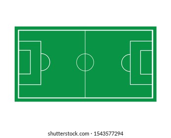 Soccer field green paper.Vector illustration.