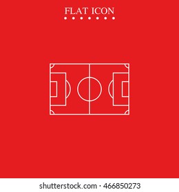 Soccer field icon.