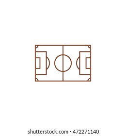 Soccer field icon.