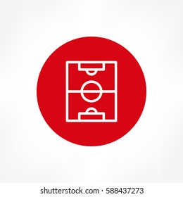 Soccer field icon