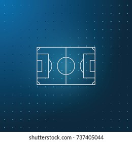 Soccer field icon.