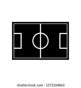 soccer field icon design vector template