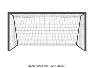 Soccer field icon. Football  flat style vector ilustration.