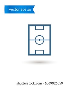 soccer field. soccer field icon. sign design. Vector EPS 10.