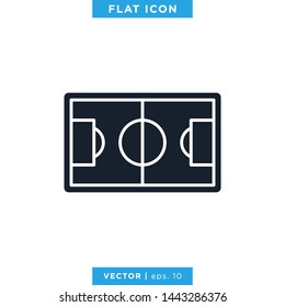 Soccer Field Icon Vector Design Template