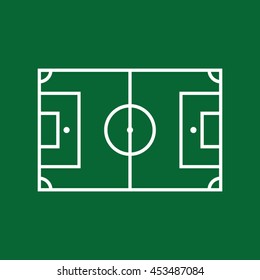 Soccer field icon vector illustration EPS 10.