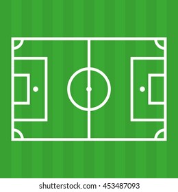 Soccer field icon vector illustration EPS 10.