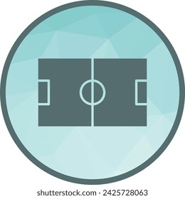 Soccer Field icon vector image. Suitable for mobile application web application and print media.