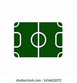 Soccer field icon,vector illustration. Flat design style. vector soccer field icon illustration isolated on White background, soccer field icon Eps10. soccer field icons graphic design vector symbols.