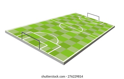 soccer field illustration