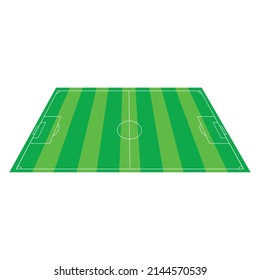 Fußballfeld einzeln auf Symbol