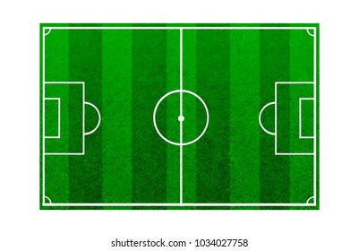 Soccer field isolated,vector illustration 