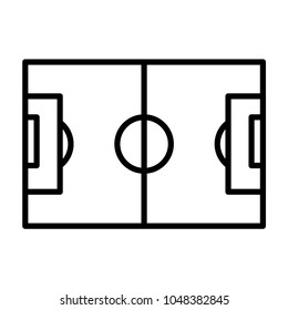 soccer field line art  vector template