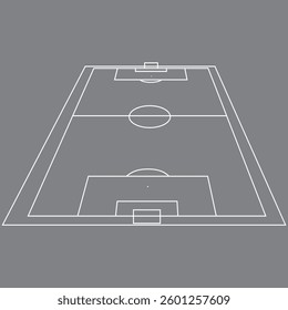 Soccer Field Outline, Soccer, Soccer Ball, Sport Silhouette