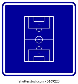 signo de campo de fútbol