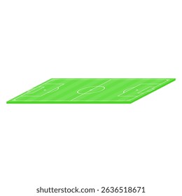 soccer field. sport theme. vector illustration