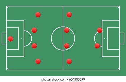 Soccer Field Strategy Board