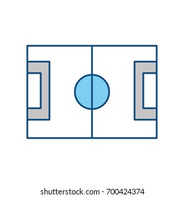 Soccer field symbol