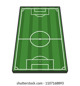 Soccer field topview