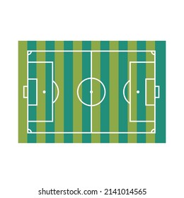 soccer field vector design, suitable for icon, symbol, element design on soccer game