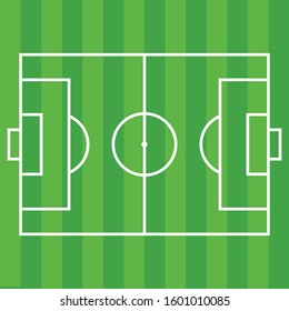 soccer field vector icon illustration design template