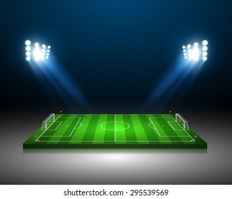 Soccer field - Vector illustration