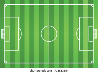 Soccer field. Vector illustration.