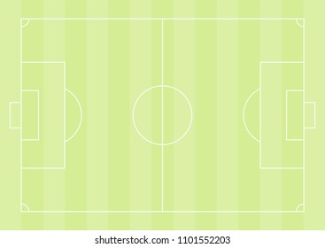 Soccer Field Vector Image Stock Vector (royalty Free) 1101552203 