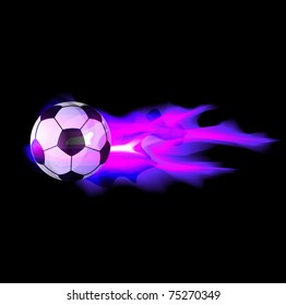 soccer fire banner