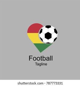 soccer and flag 