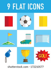 soccer flat icon