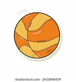 soccer. flat illustration of ball