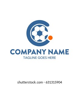 Soccer Foot Ball Logo Template