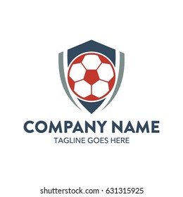 Soccer Foot Ball Logo Template