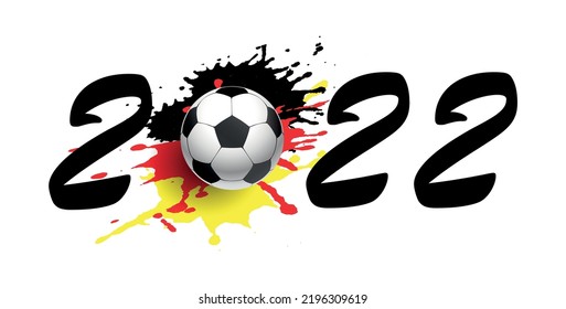 Soccer Football 2022 Germany Vector