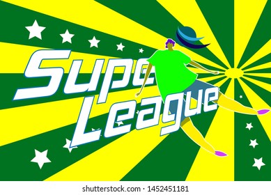 soccer or football background, vector illustration for sport event