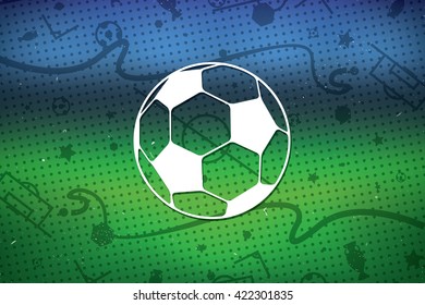 Soccer Football Background Vector Illustration Blurred Stock Vector ...