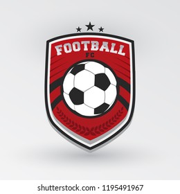 soccer football logo emblem designs templates stock vector royalty football templates