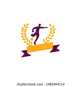 Soccer Football Badge Logo Design Templates Sport Vector 