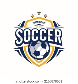 2023 Soccer logo template, Football 2023 logo design vector 14217680 Vector  Art at Vecteezy