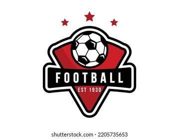 Soccer Football Badge Logo Design Templates Stock Vector (Royalty Free ...