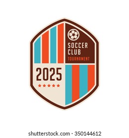 Soccer Football Badge Logo Design Templates. Sport Team Identity #2