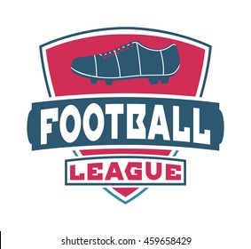 Soccer football badge logo design templates Sport team identity football logo vector isolated on white background