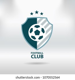 Soccer Football Badge Logo, Vector Illustration