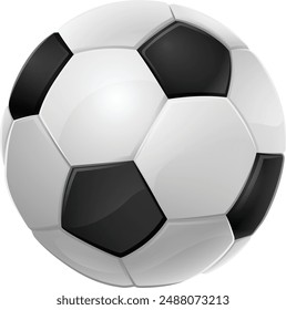 A Soccer Football ball cartoon sports icon illustration