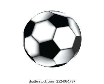 Soccer Football Ball Icon with Shadow