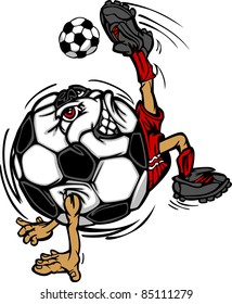 Soccer Football Ball Player Cartoon