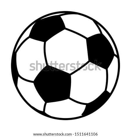 Soccer Football Ball Vector Isolated on White Background