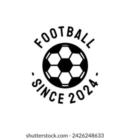 

Soccer and football balls for labels and emblems. Vector elements set. Football emblem,