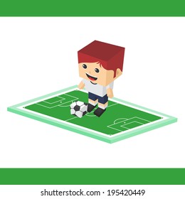 soccer football cartoon